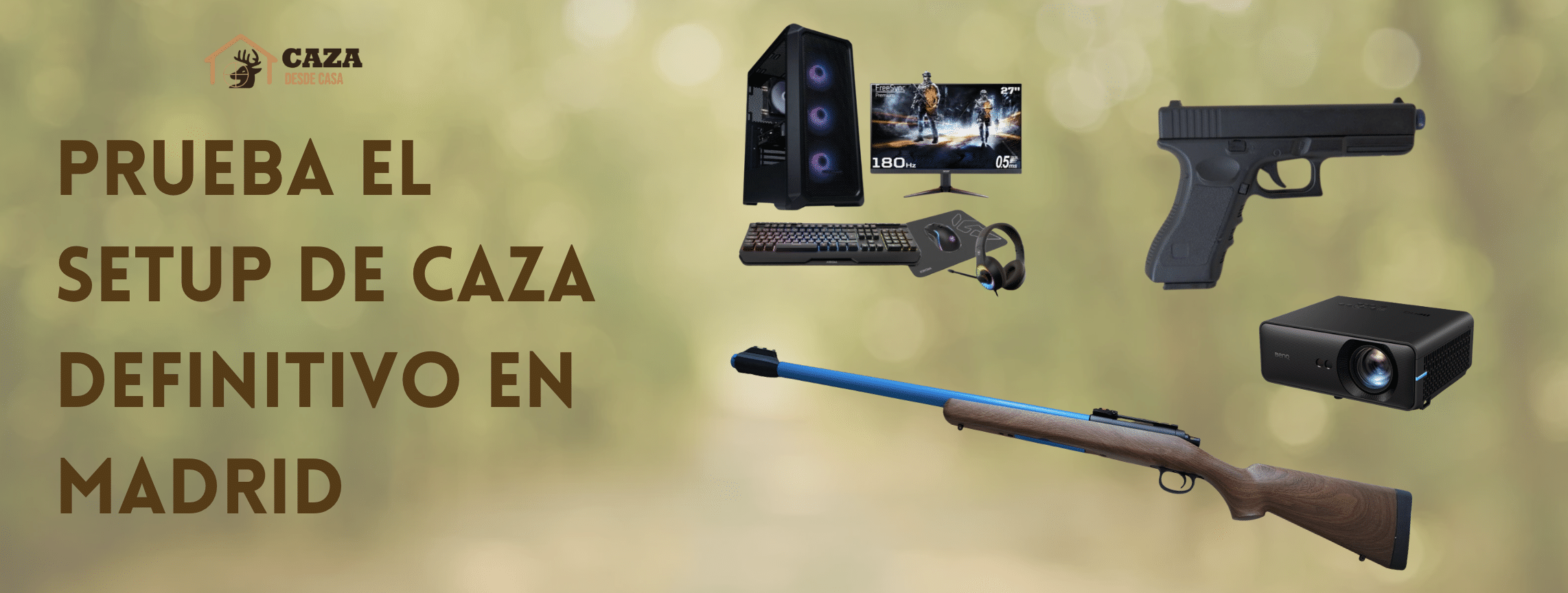 Showroom simulador VR Hunter